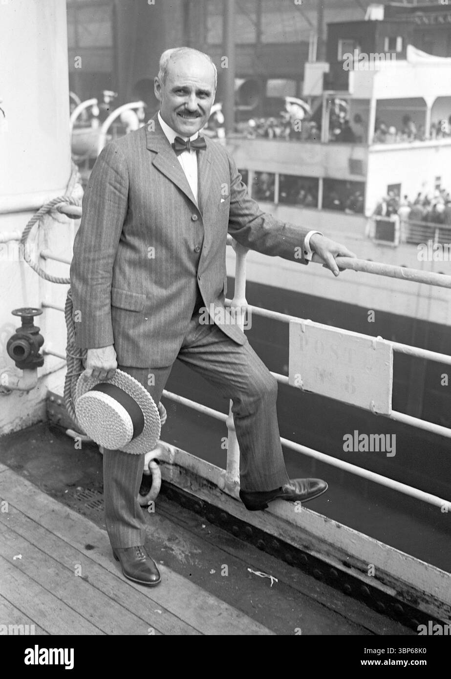 Raymond Orteig (1870–1939) französisch-amerikanischer Hotelbesitzer in New York Stockfoto