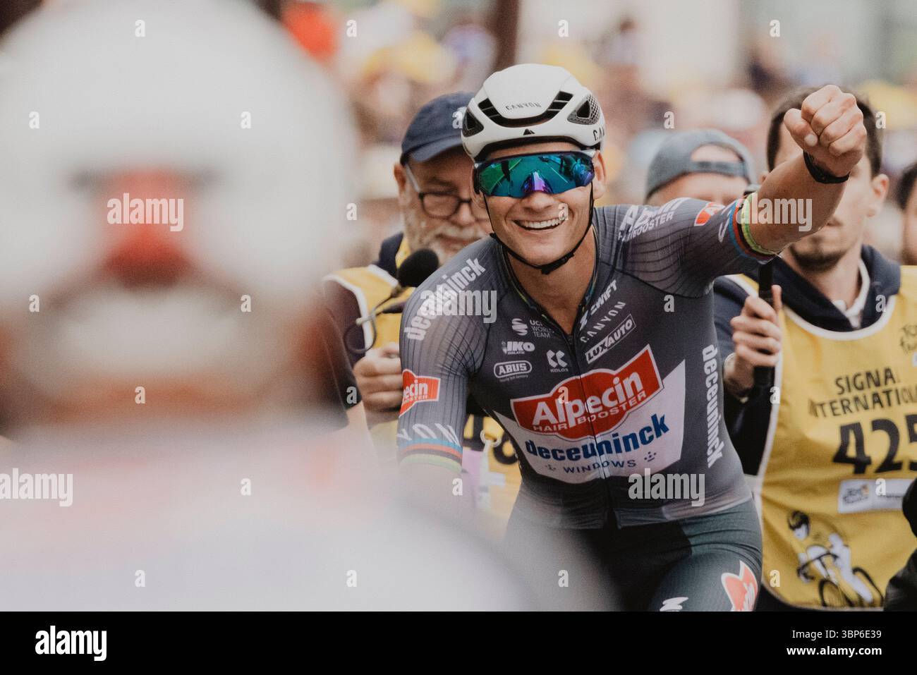 2025 Tour de France Bildnachweis: PelotonPix / Dave Dodge Photography Stockfoto