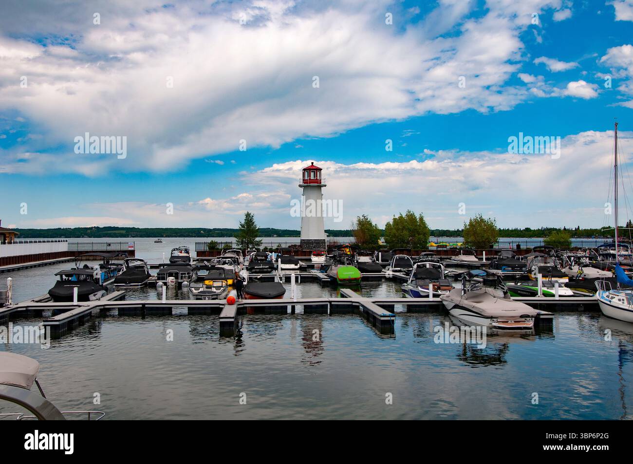 Sylvan Lake . Alberta. Kanada. 23. Juli 2024 Stockfoto