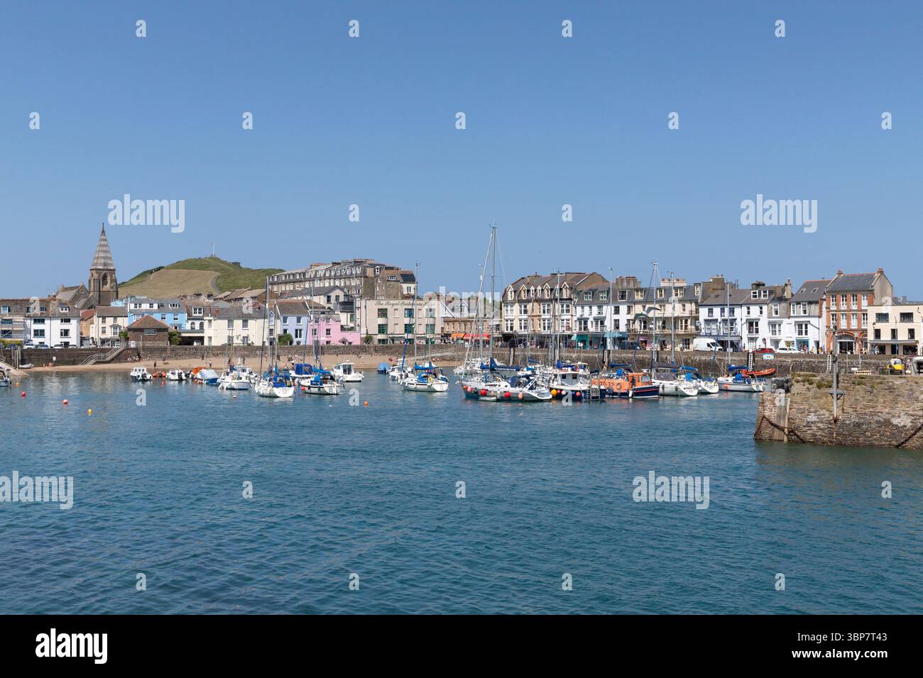 Ilfracombe Harbour vista Stockfoto