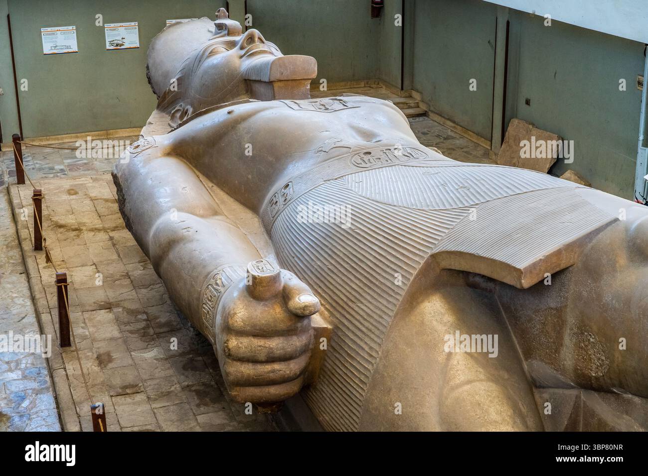 Koloss von Ramses II. In Memphis Stockfoto