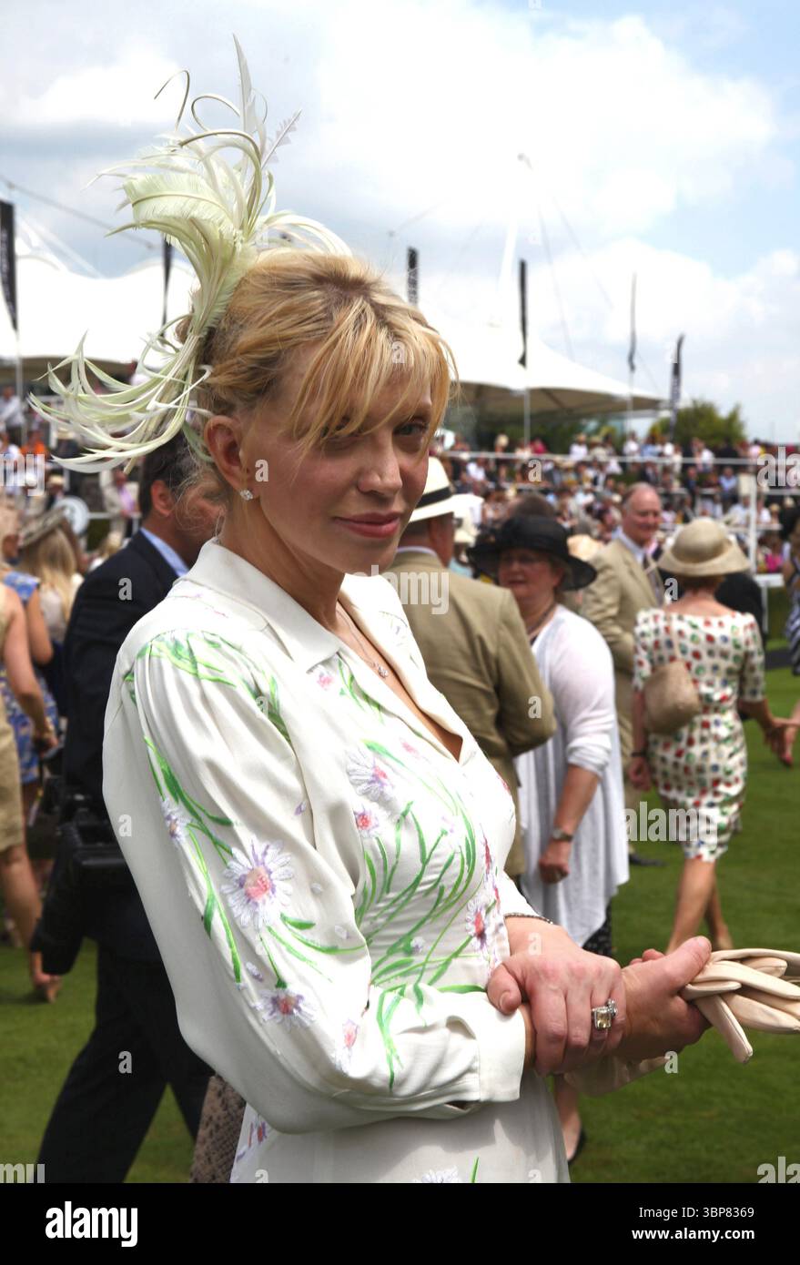 Courtney Love im Glorious Goodwood - 28. Juli 2011 Stockfoto