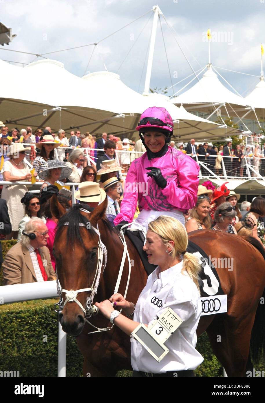 Emma Spencer im Glorious Goodwood - 28. Juli 2011 Stockfoto