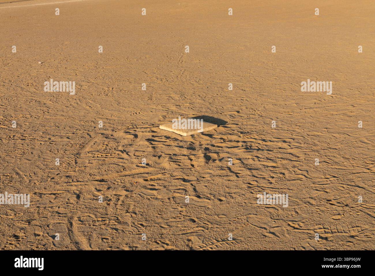 Die zweite Basis ist auf Diamant eins nicht besetzt Stockfoto