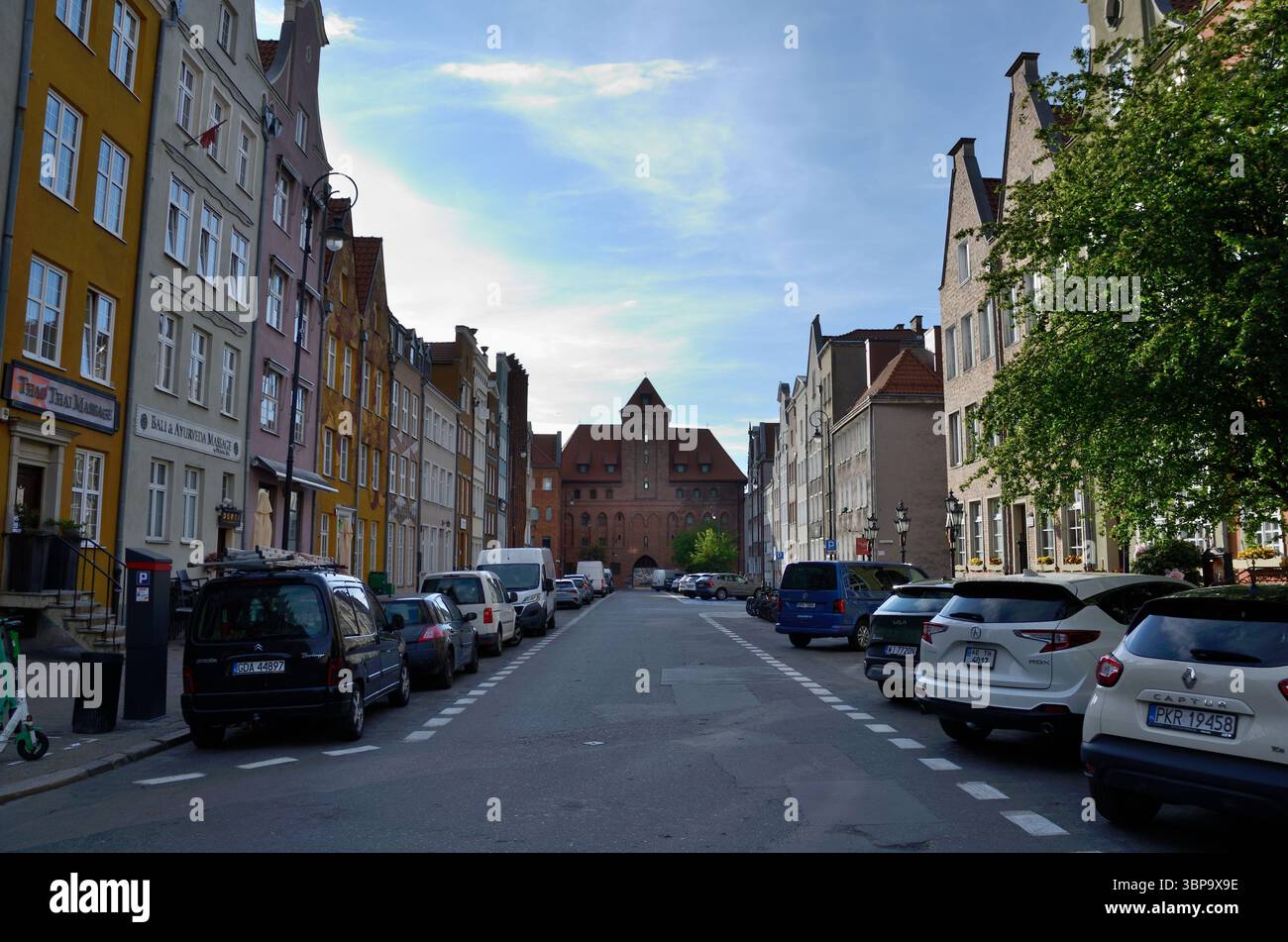 Alter Hafenkran, Danzig, Pommern, Polen, Europa Stockfoto