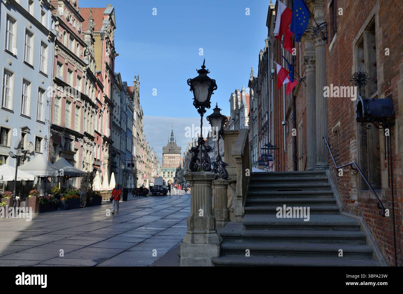 Golden Gate-Brama Złota, Danzig, Pommern, Polen, Europa Stockfoto