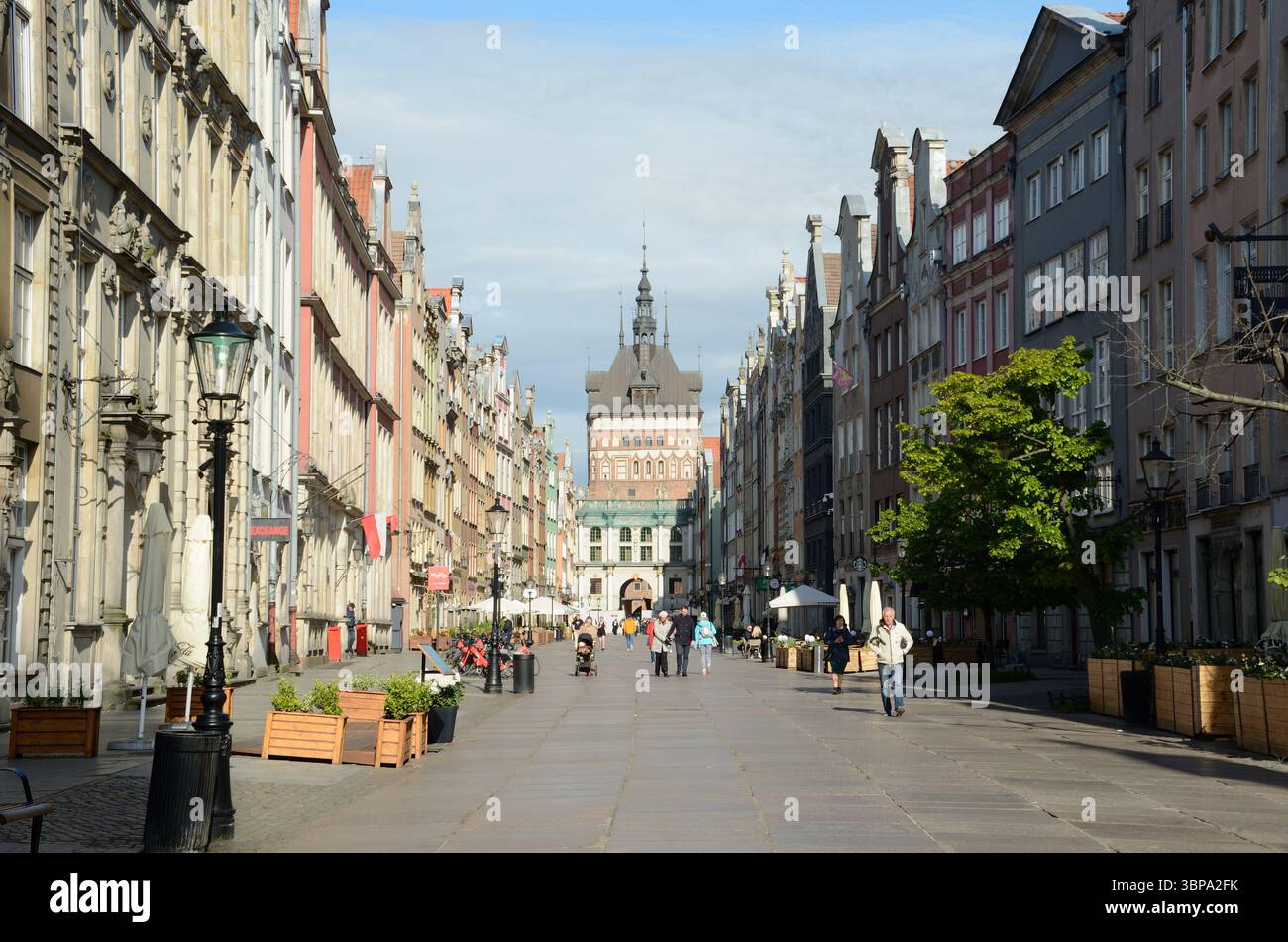 Golden Gate-Brama Złota, Danzig, Pommern, Polen, Europa Stockfoto