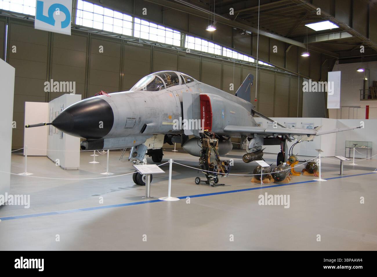 McDonnell Douglas F-4 Phantom II Jagdjet im Luftwaffenmuseum in Gatow, Berlin. Stockfoto