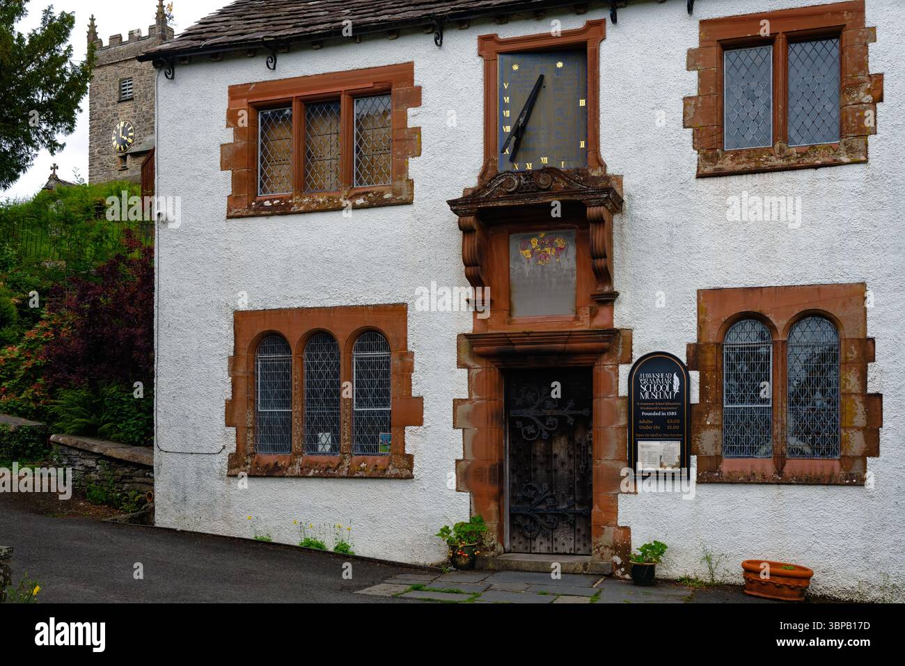 Hawkshead Grammar School Museum, Lake District, England Stockfoto