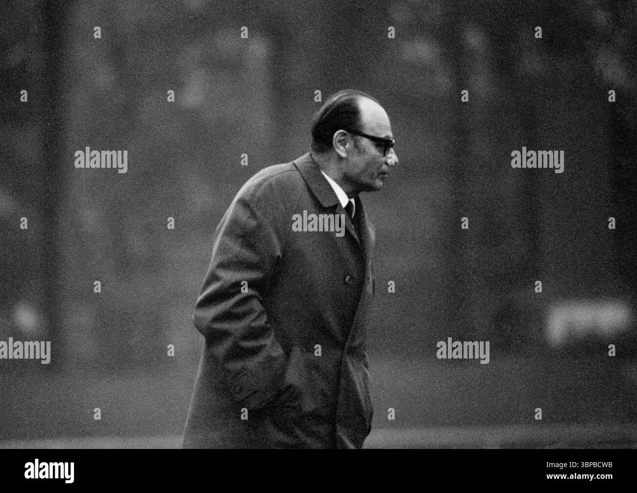 60er Jahre, Firmensport, Fußball, GHH Gutehoffnungshuette, Match Industriebau vs. Maschinenbau 1-5, Volkspark Stadion Sterkrade, Oktober 1966, Oberhausen, Oberhausen-Sterkrade, Ruhrgebiet, Nordrhein-Westfalen, NRW, Bus Industriebau Stockfoto