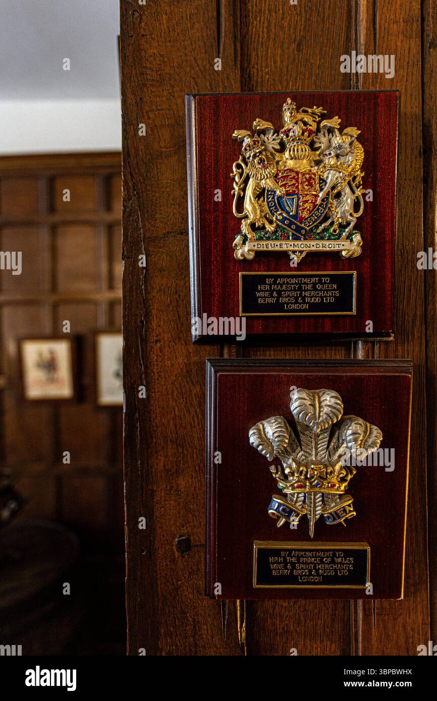 Berry Bros & Rudd Ltd, Weinhändler, St. James's Street, London, England. UK Stockfoto