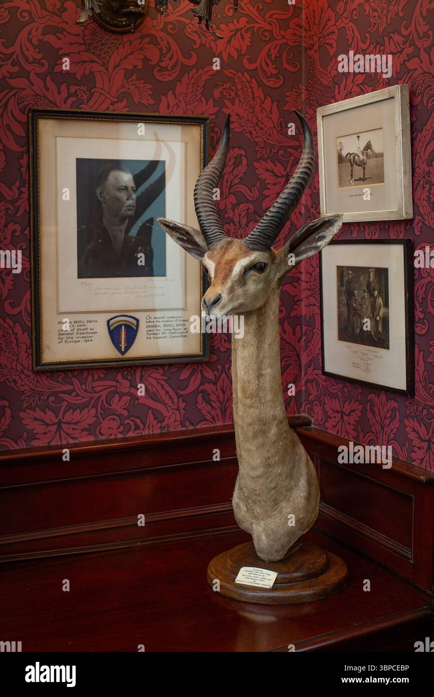 Purdey & Sons wurde 1814 gegründet, um Sportgewehre und -Gewehre sowie luxuriöse Kleidung und Accessoires zu kreieren. Stockfoto