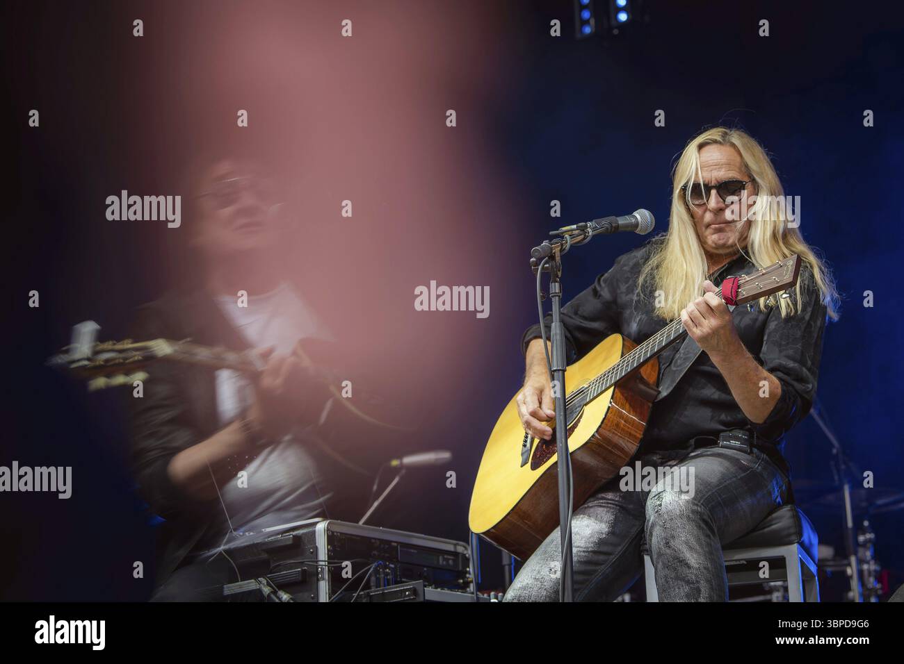 Maschine und Uwe Hassbecker live beim Berliner Rundfunk 91,4 Open Air in der Berliner Parkbühne Wuhlheide am 05.07.2025 Hinweis: Das Foto war t Stockfoto
