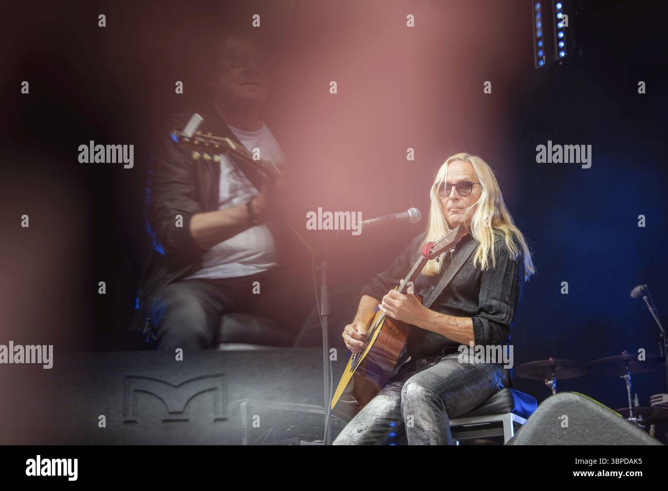 Maschine und Uwe Hassbecker live beim Berliner Rundfunk 91,4 Open Air in der Berliner Parkbühne Wuhlheide am 05.07.2025 Hinweis: Das Foto war t Stockfoto