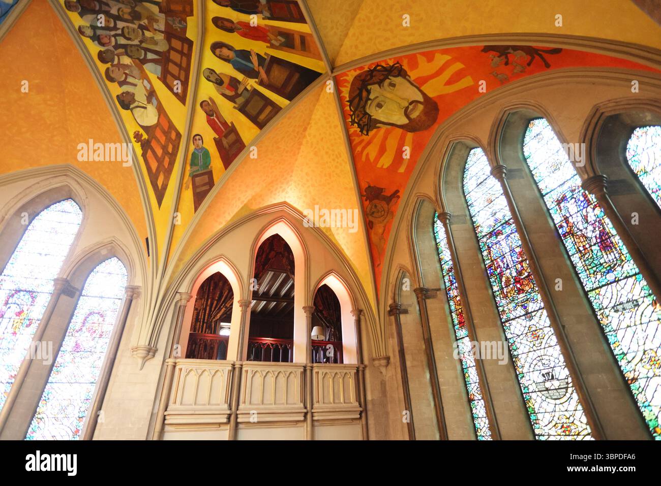 Die Kapelle im Lambeth Palace, dem Londoner Heim des Erzbischofs von Canterbury, Großbritannien Stockfoto