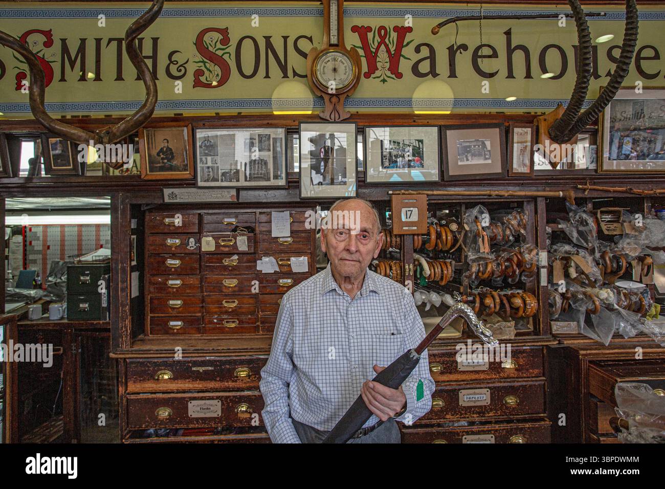 James Smith & Sons Umbrella Shop, London, UK Stockfoto
