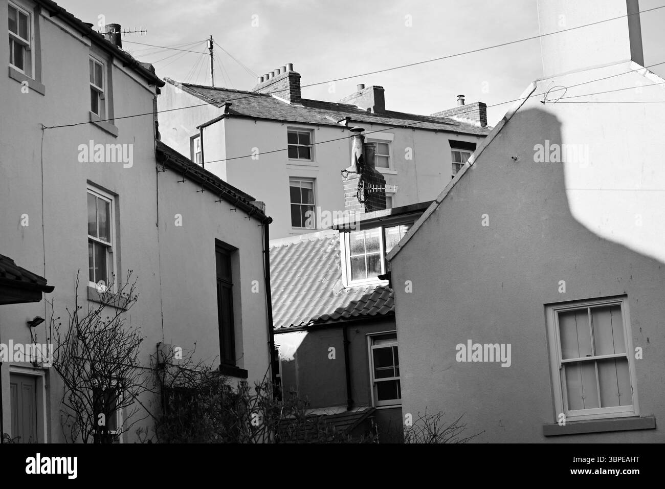Staithes Küstendorf und Fischerhafen im Stadtteil Scarborough in North Yorkshire, England Stockfoto