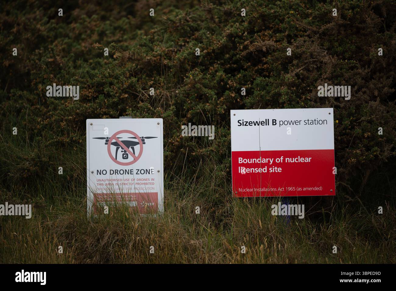 Kein drone Zone Stockfoto