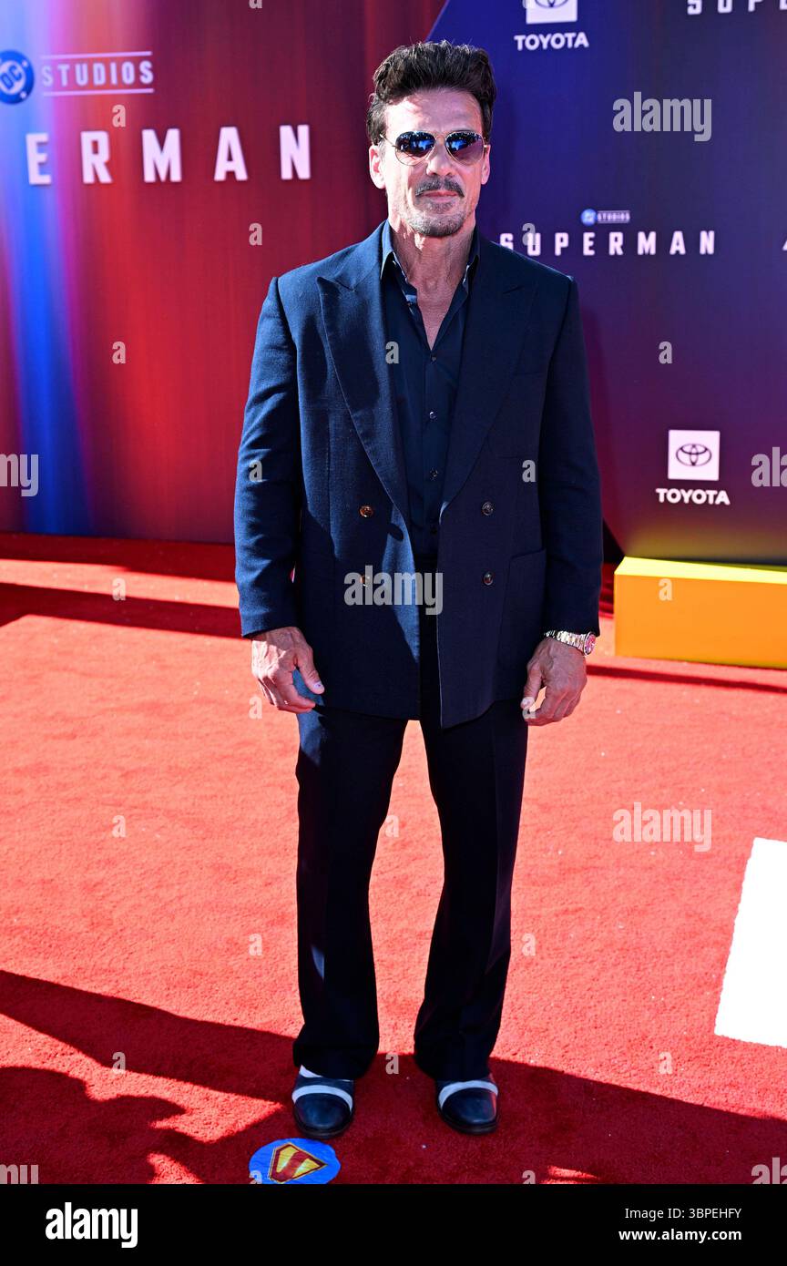 Frank Grillo bei der Weltpremiere des Kinofilms Superman im TCL Chinese Theatre. Los Angeles, 07.07.2025 *** Frank Grillo bei der Uraufführung des Films Superman im TCL Chinese Theatre Los Angeles, 07 07 2025 Foto:xD.xStarbuckx/xFuturexImagex superman la 5778 Stockfoto