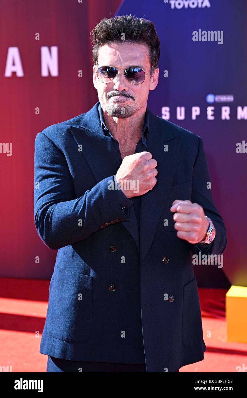 Frank Grillo bei der Weltpremiere des Kinofilms Superman im TCL Chinese Theatre. Los Angeles, 07.07.2025 *** Frank Grillo bei der Uraufführung des Films Superman im TCL Chinese Theatre Los Angeles, 07 07 2025 Foto:xD.xStarbuckx/xFuturexImagex superman la 5779 Stockfoto