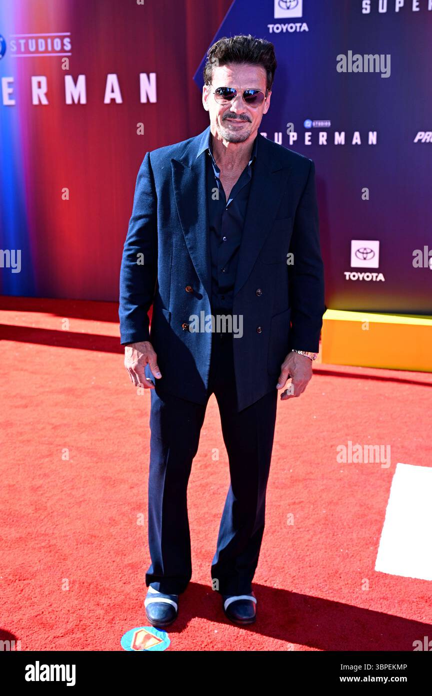 Frank Grillo bei der Weltpremiere des Kinofilms 'Superman' im TCL Chinese Theatre. Los Angeles, 07.07.2025 Stockfoto
