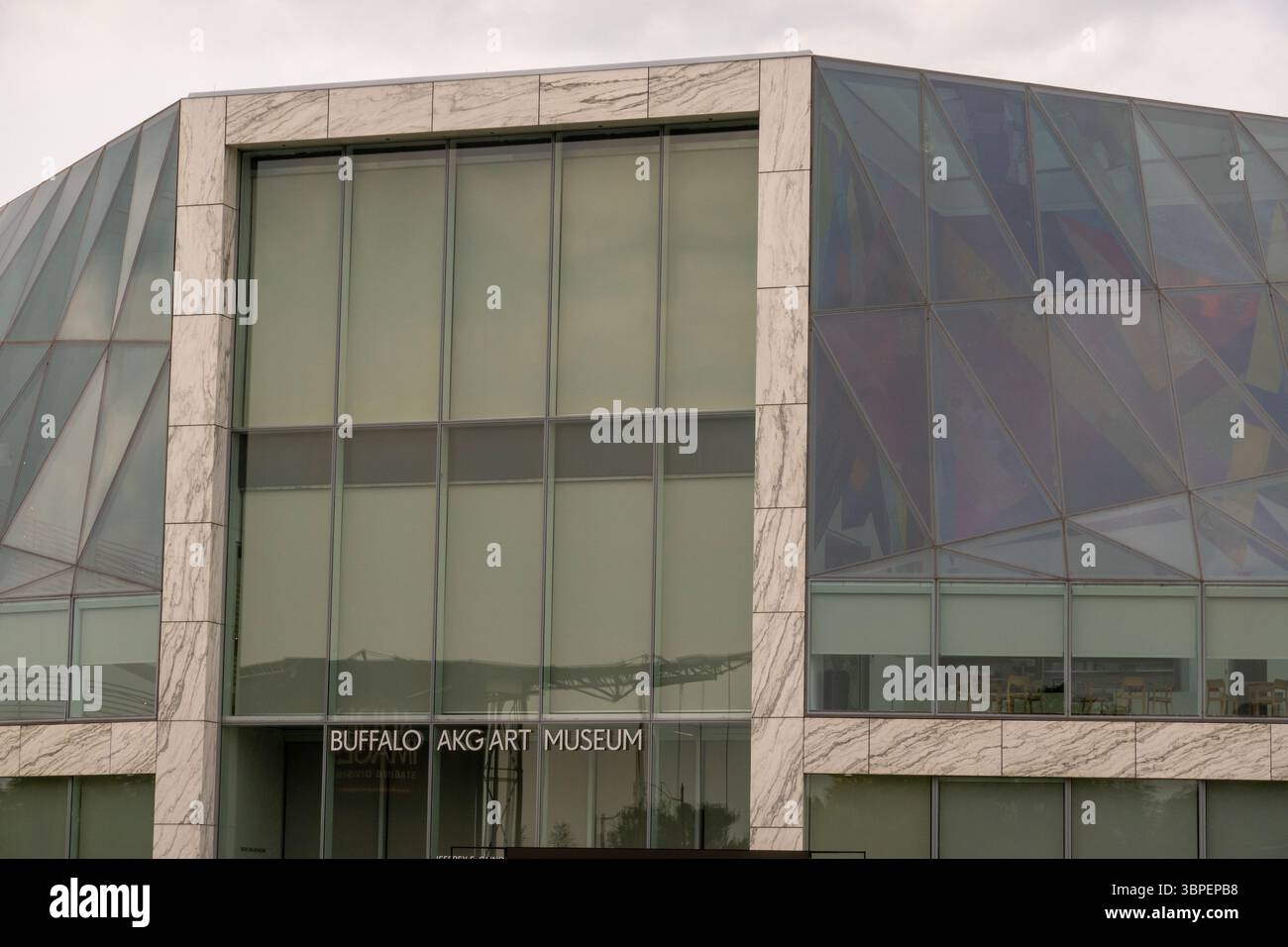 Buffalo AKG Art Museum in Buffalo New York Stockfoto