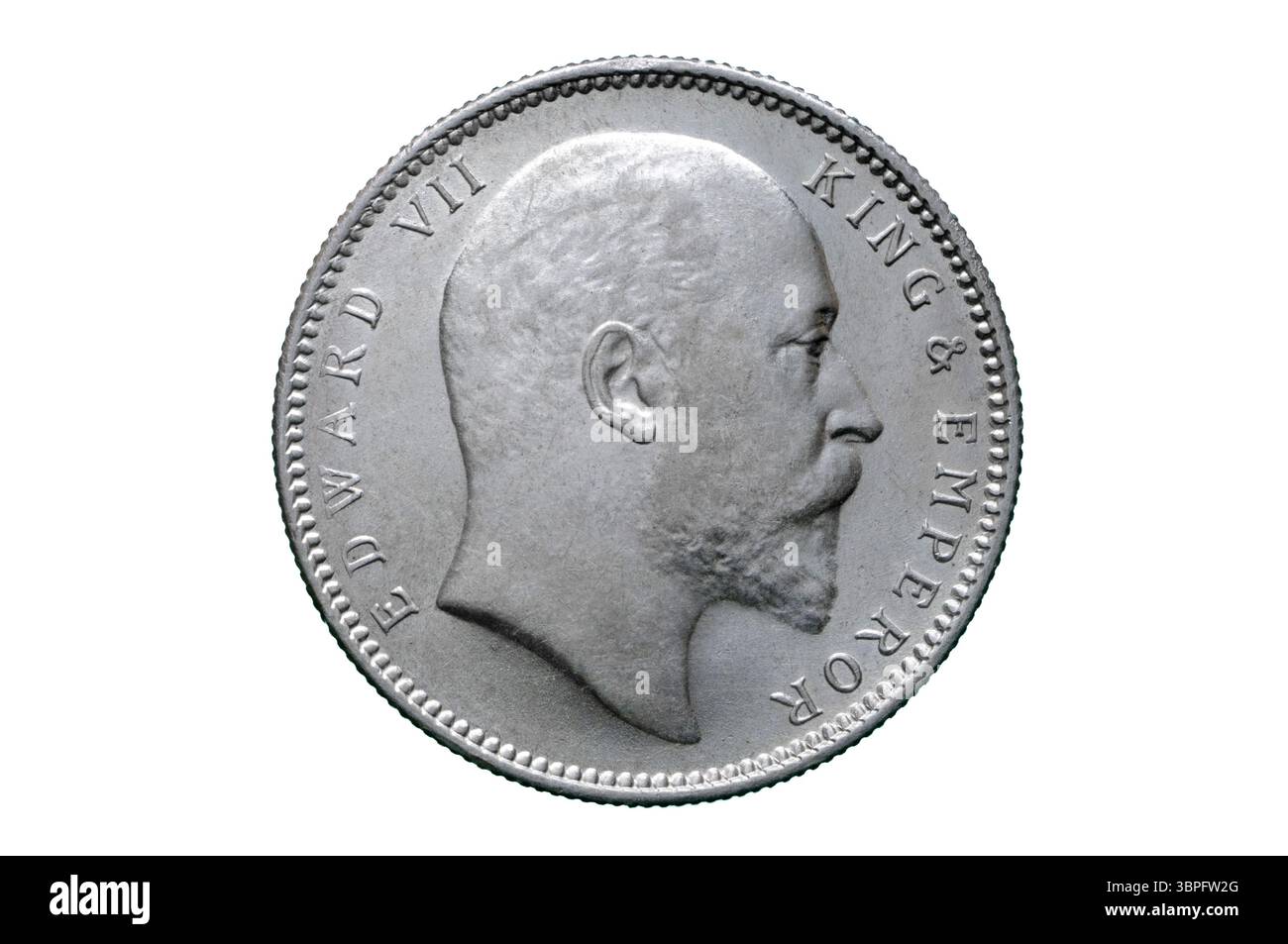 Indische Eine Rupie Münze Stockfoto