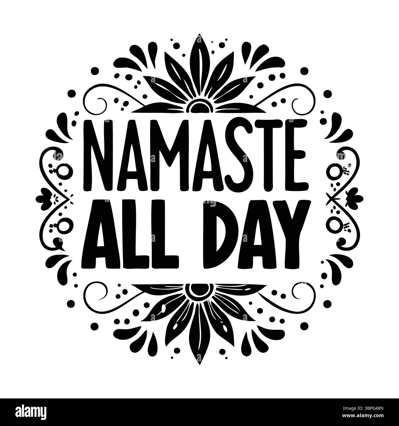 „Handbeschriftete Motivations- und inspirierende Zitate SVG-Dateien für Cricut- und Silhouette-Vinyl-Abziehbilder, T-Shirts, Becher, Wandkunst und DIY-Bastelprojekte Stock Vektor