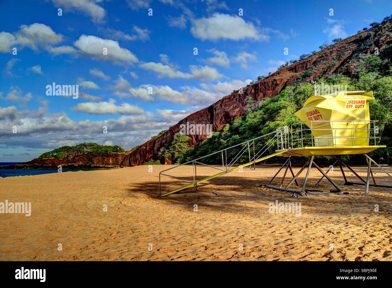 Großer Strand auf der hawaiianischen Insel Maui Stockfoto
