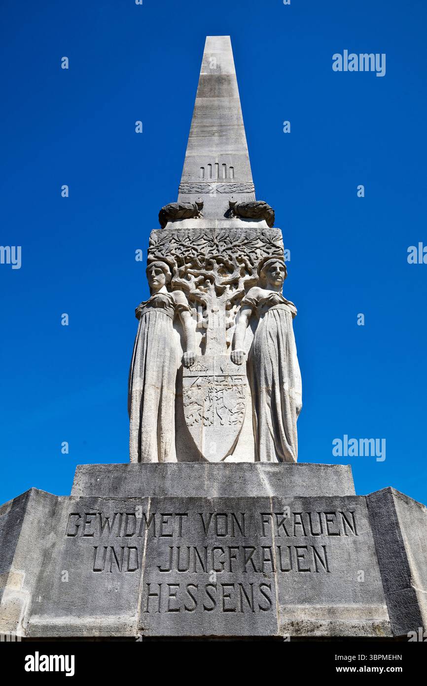 Alice-Denkmal, auch bekannt als Alice-Obelisk, Deutschland, Hessen, Darmstadt Stockfoto