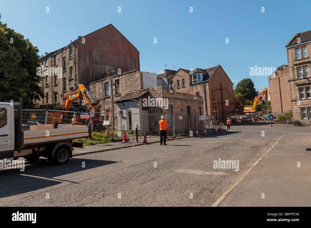 Abriss Paisley Well, 8. Juli 2025 Stockfoto