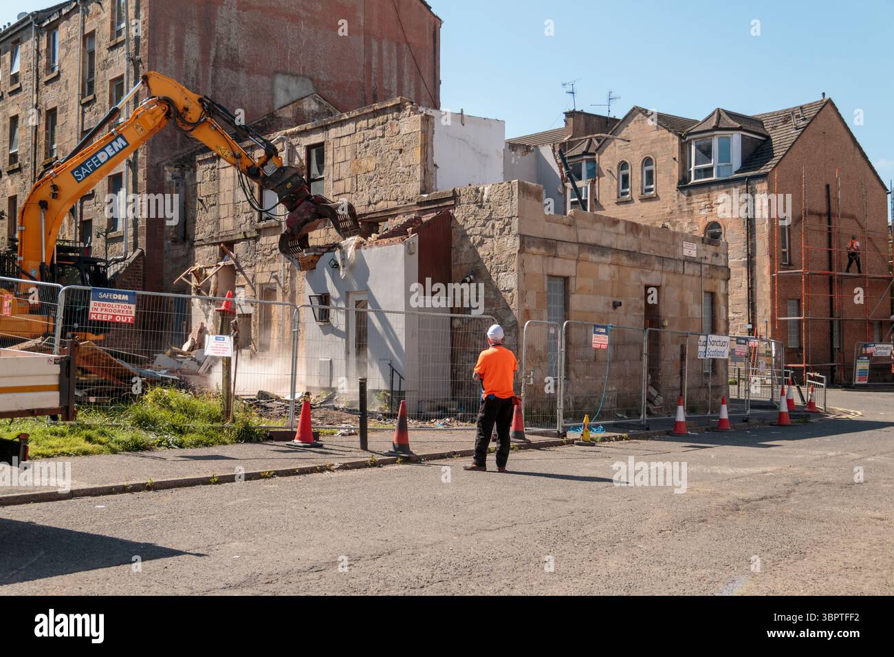 Abriss Paisley Well, 8. Juli 2025 Stockfoto