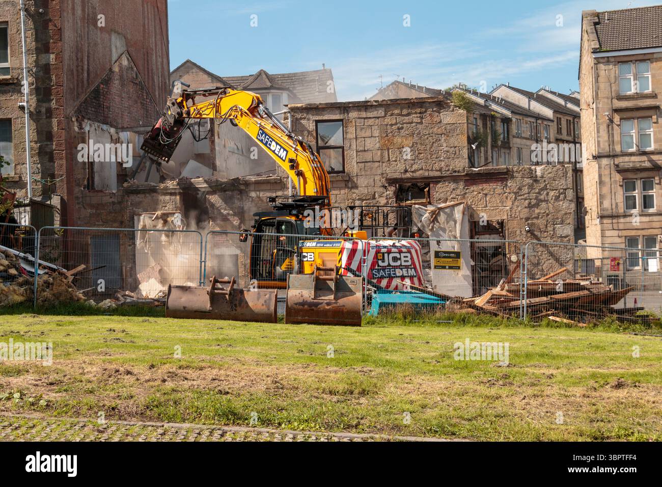 Abriss Paisley Well, 8. Juli 2025 Stockfoto
