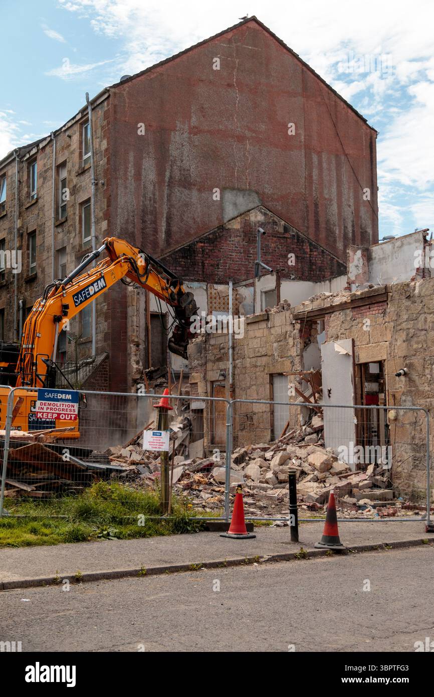 Abriss Paisley Well, 8. Juli 2025 Stockfoto