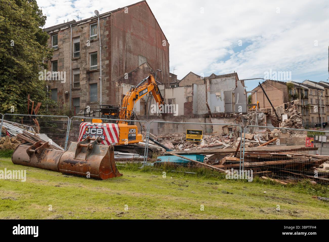 Abriss Paisley Well, 8. Juli 2025 Stockfoto