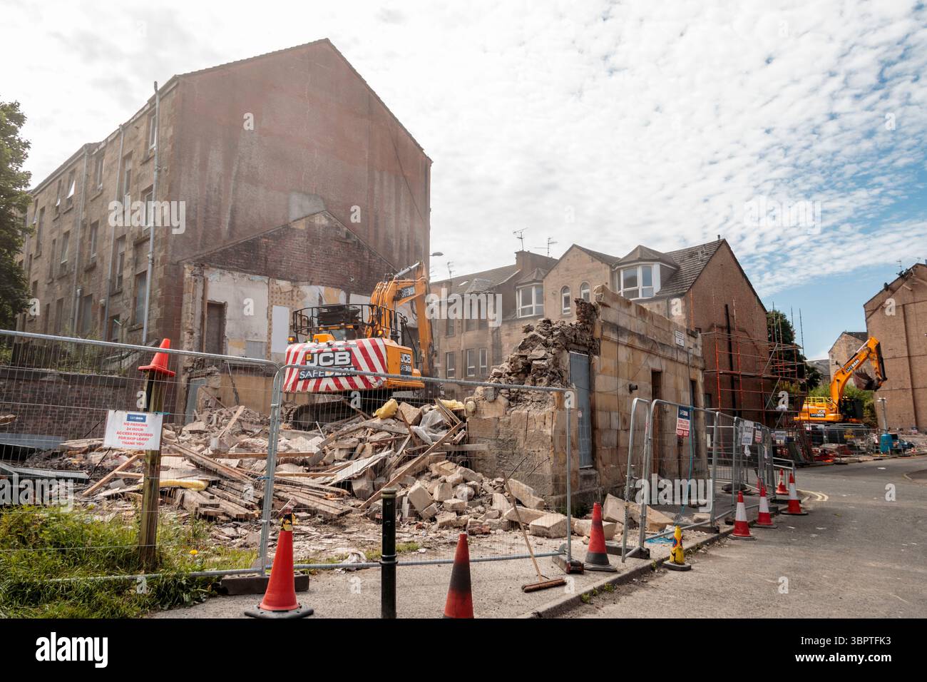 Abriss Paisley Well, 8. Juli 2025 Stockfoto