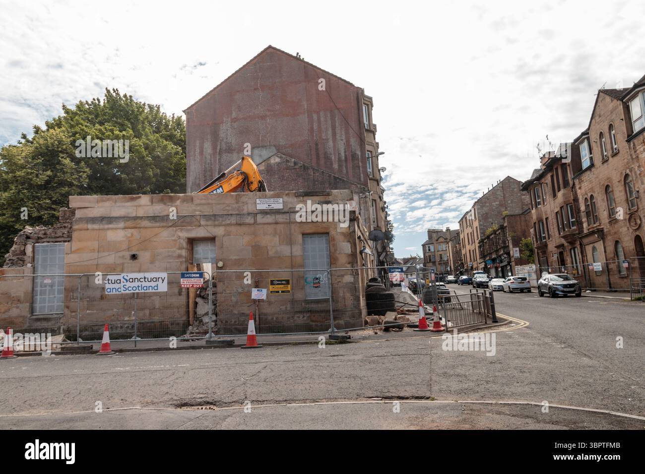 Abriss Paisley Well, 8. Juli 2025 Stockfoto