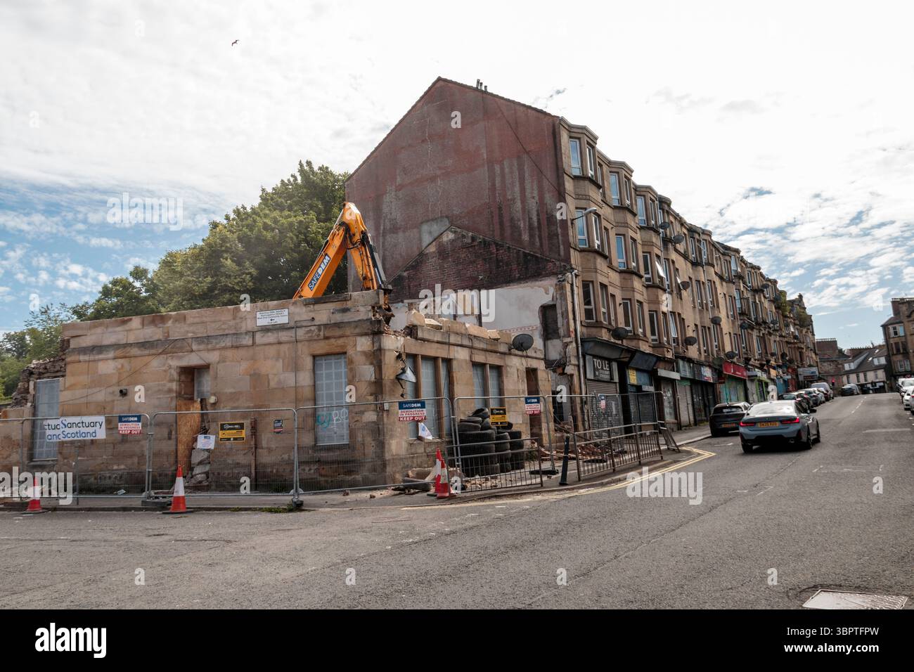 Abriss Paisley Well, 8. Juli 2025 Stockfoto