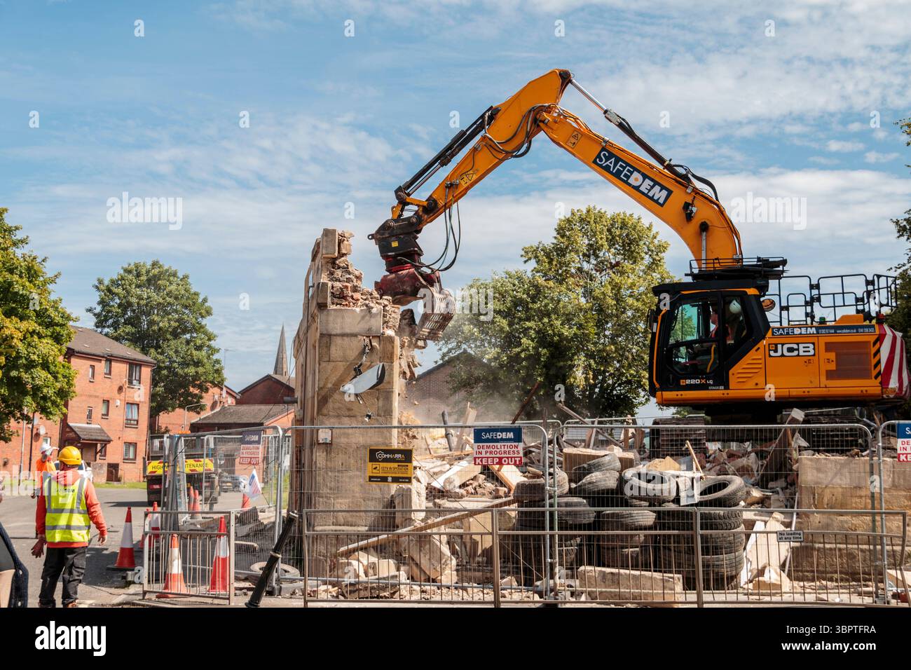 Abriss Paisley Well, 8. Juli 2025 Stockfoto