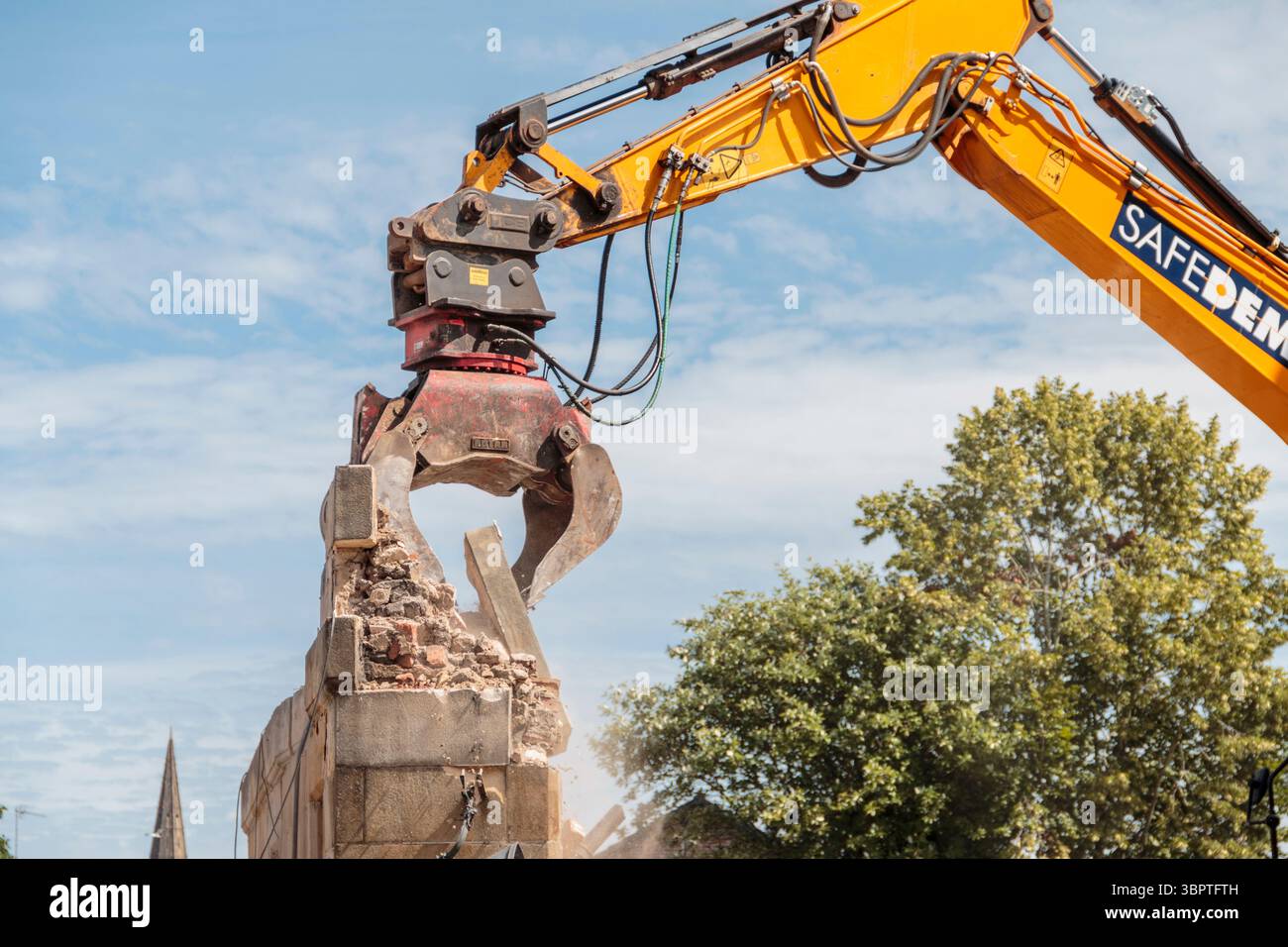 Abriss Paisley Well, 8. Juli 2025 Stockfoto