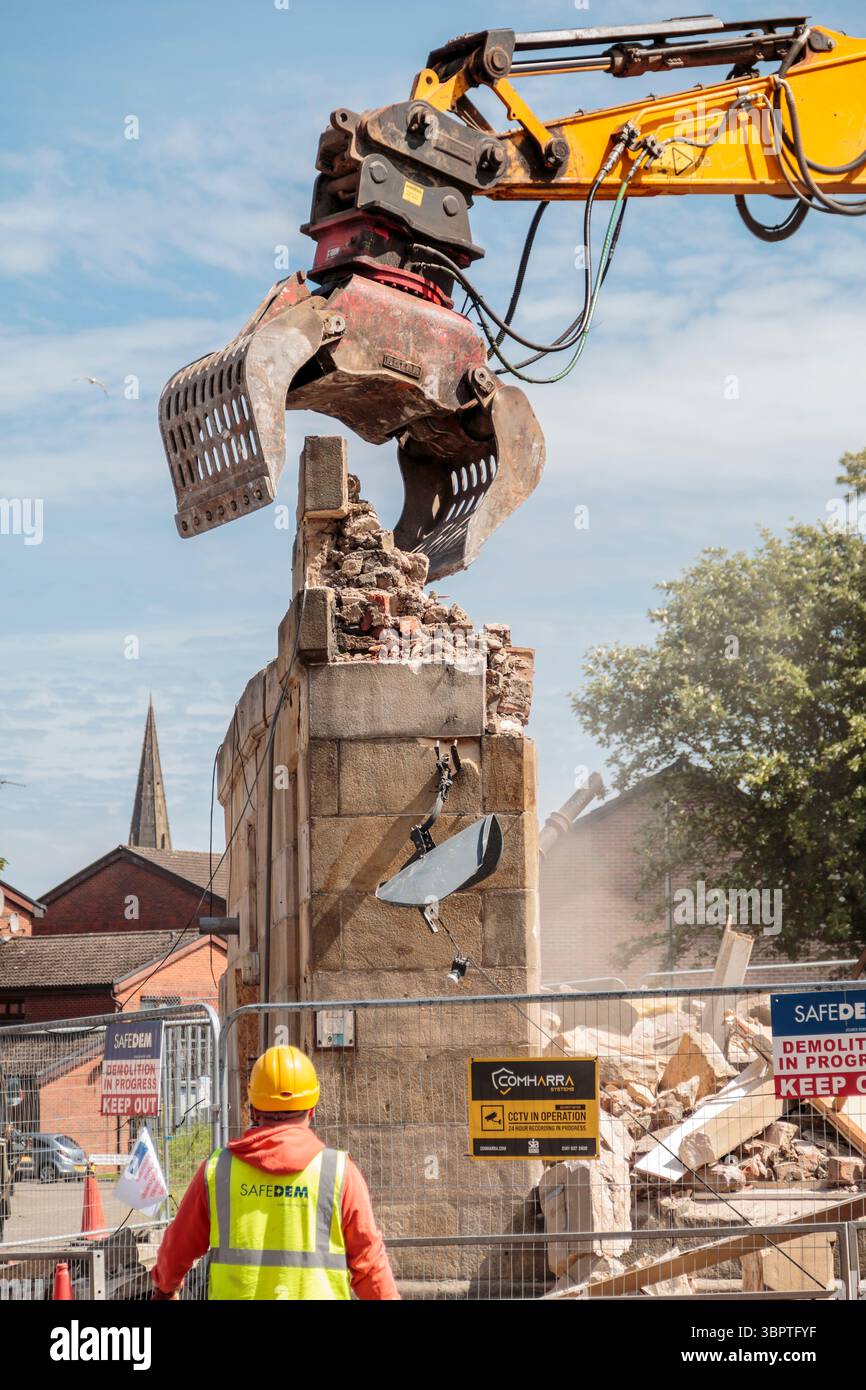 Abriss Paisley Well, 8. Juli 2025 Stockfoto