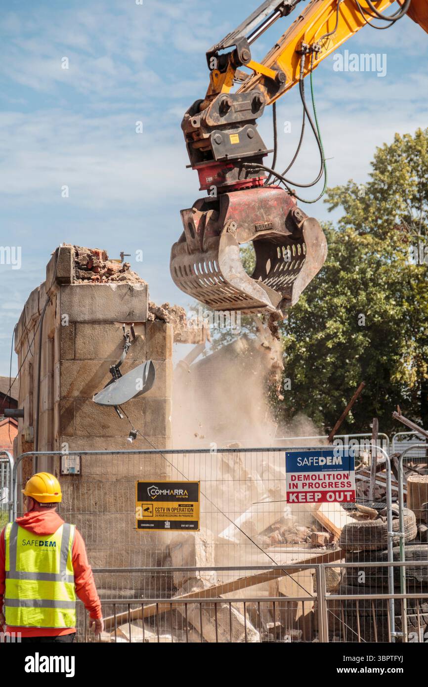 Abriss Paisley Well, 8. Juli 2025 Stockfoto