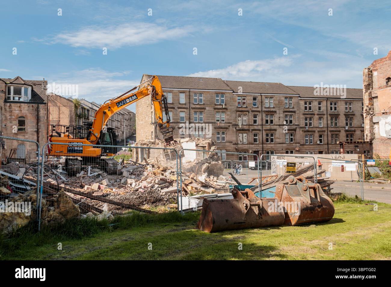 Abriss Paisley Well, 8. Juli 2025 Stockfoto