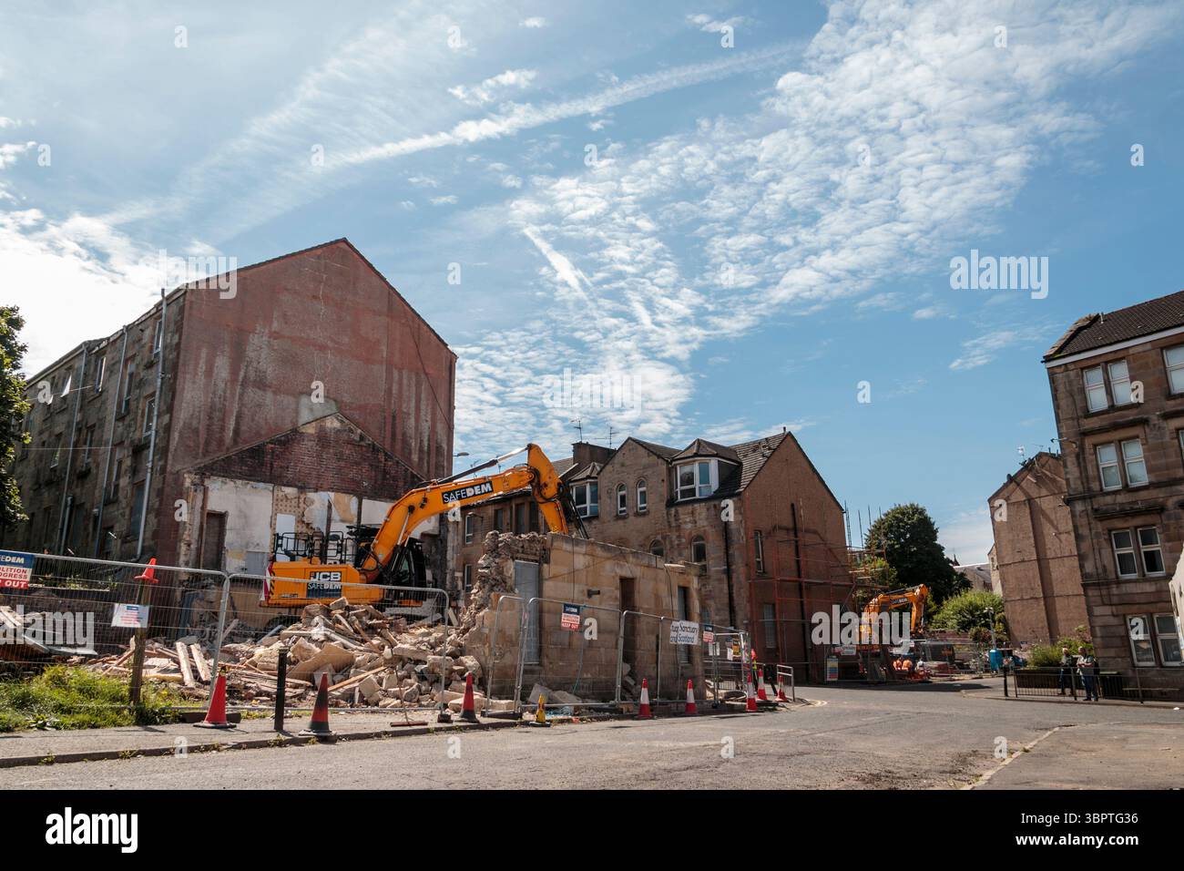 Abriss Paisley Well, 8. Juli 2025 Stockfoto