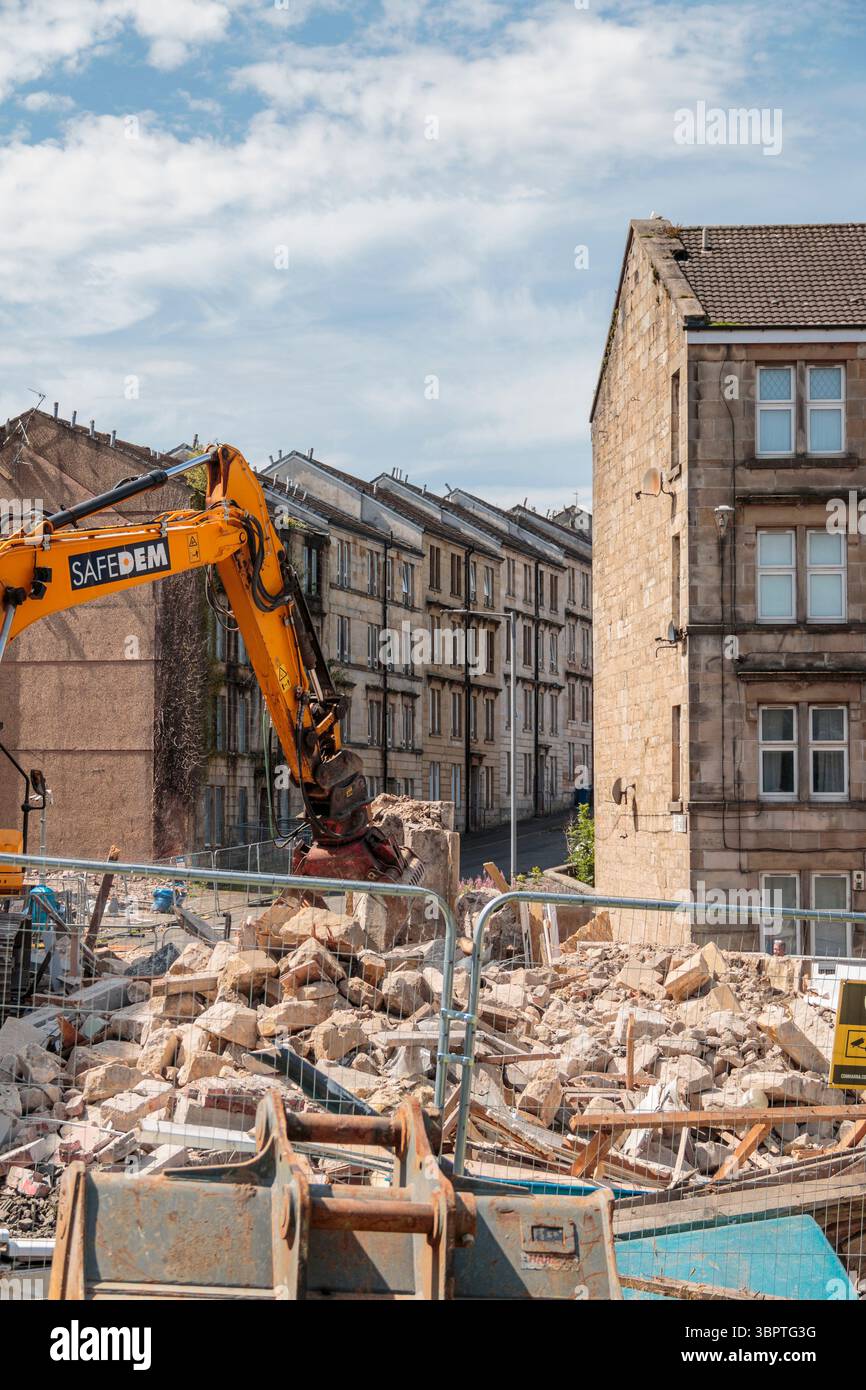 Abriss Paisley Well, 8. Juli 2025 Stockfoto