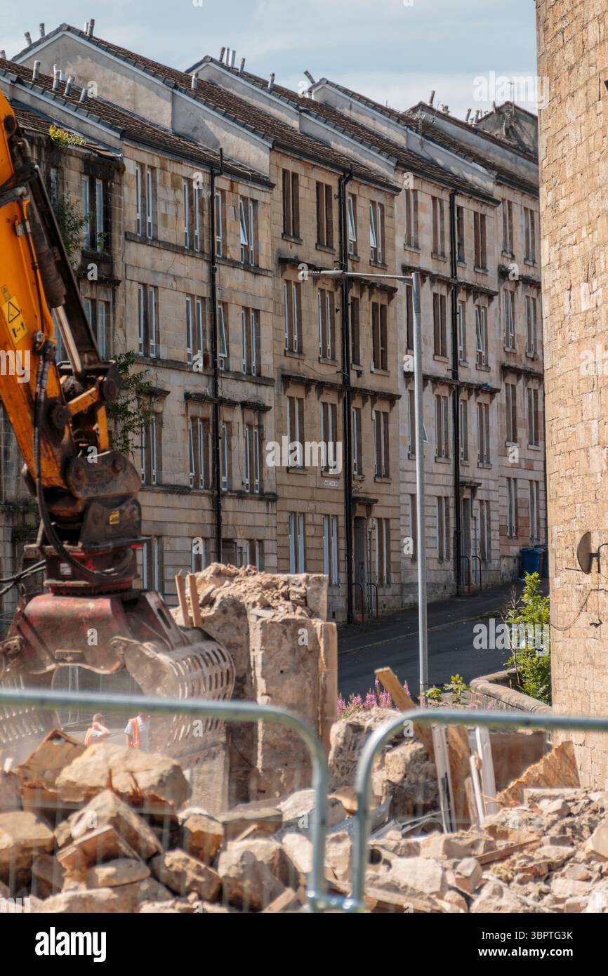 Abriss Paisley Well, 8. Juli 2025 Stockfoto