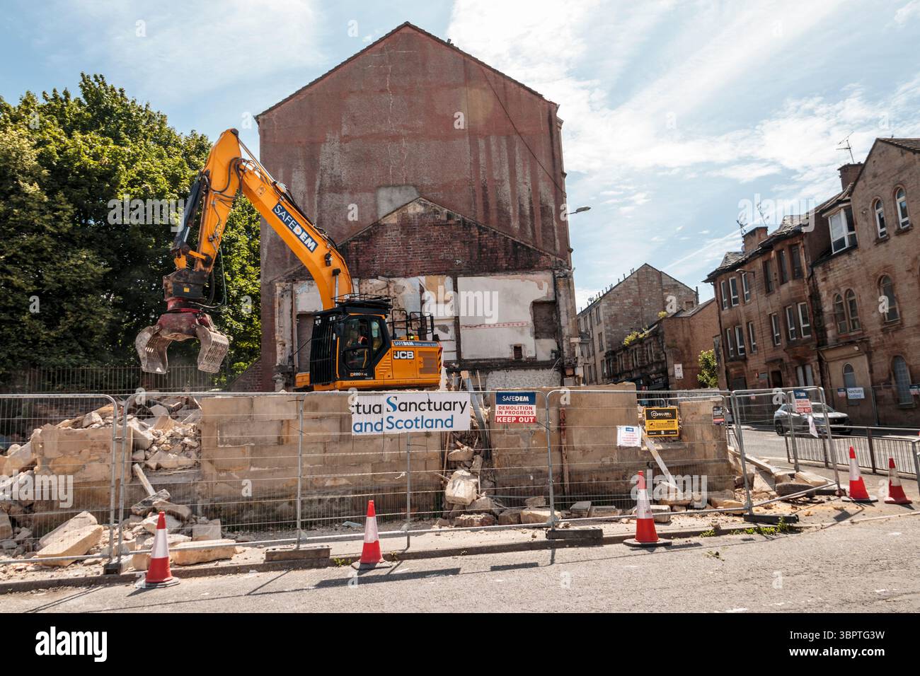 Abriss Paisley Well, 8. Juli 2025 Stockfoto
