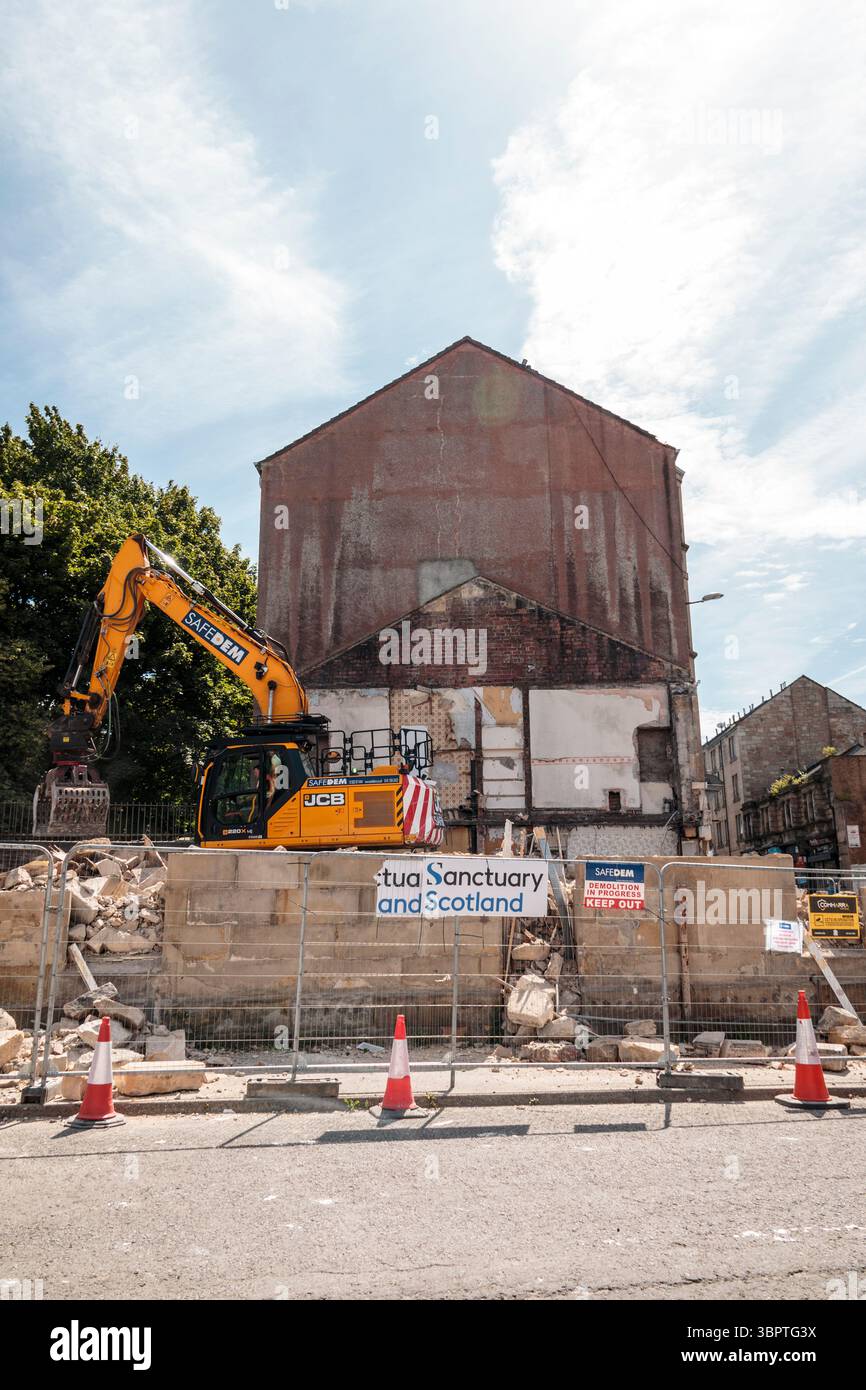 Abriss Paisley Well, 8. Juli 2025 Stockfoto