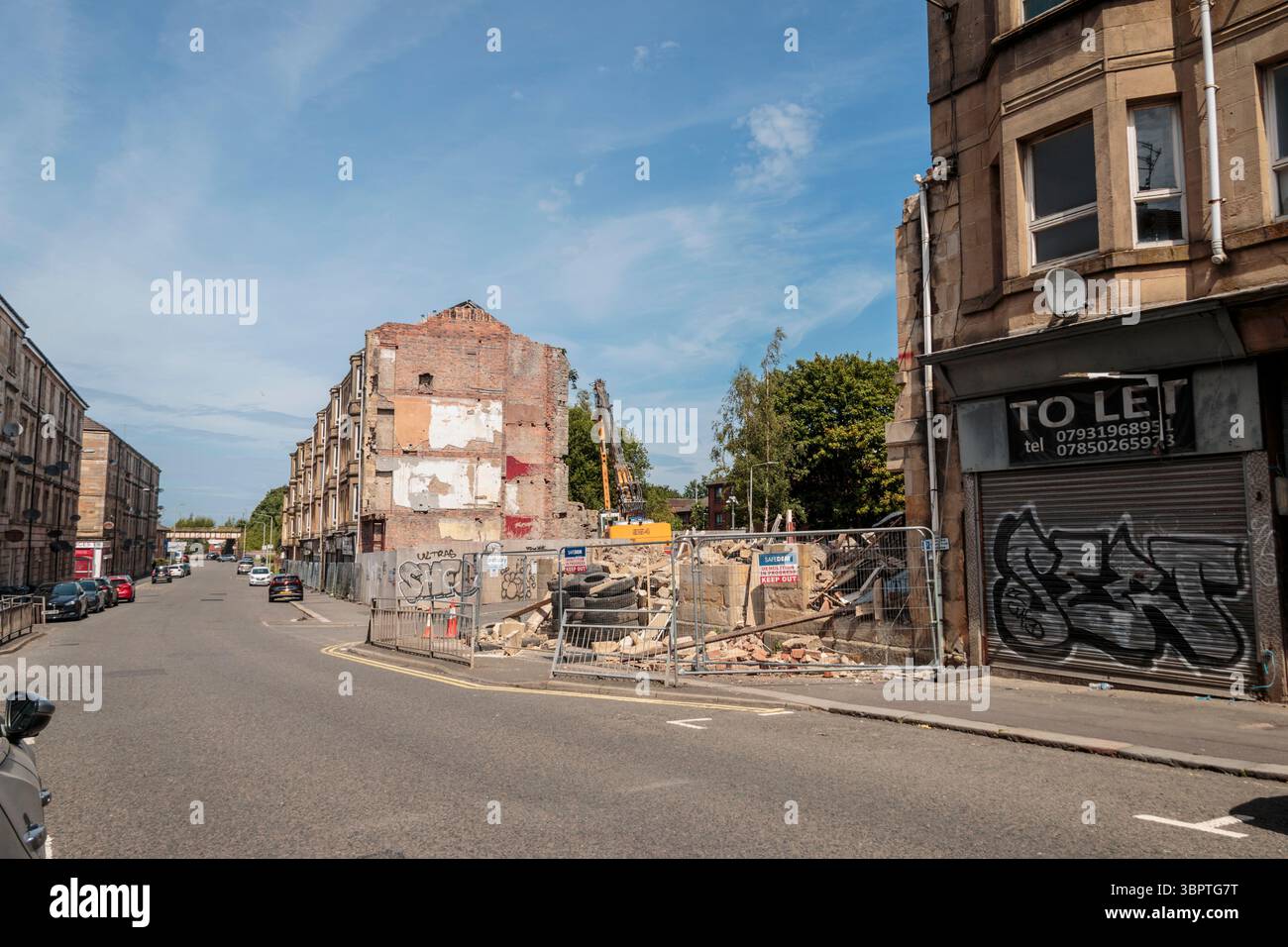 Abriss Paisley Well, 8. Juli 2025 Stockfoto