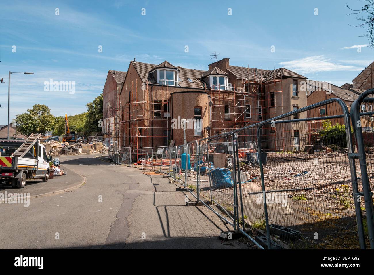 Abriss Paisley Well, 8. Juli 2025 Stockfoto